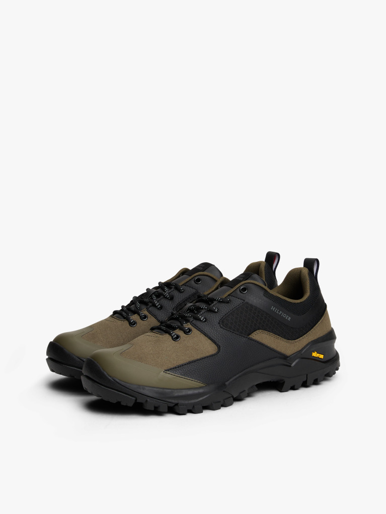 Green Chunky Vibram Cleat Trainers  Men