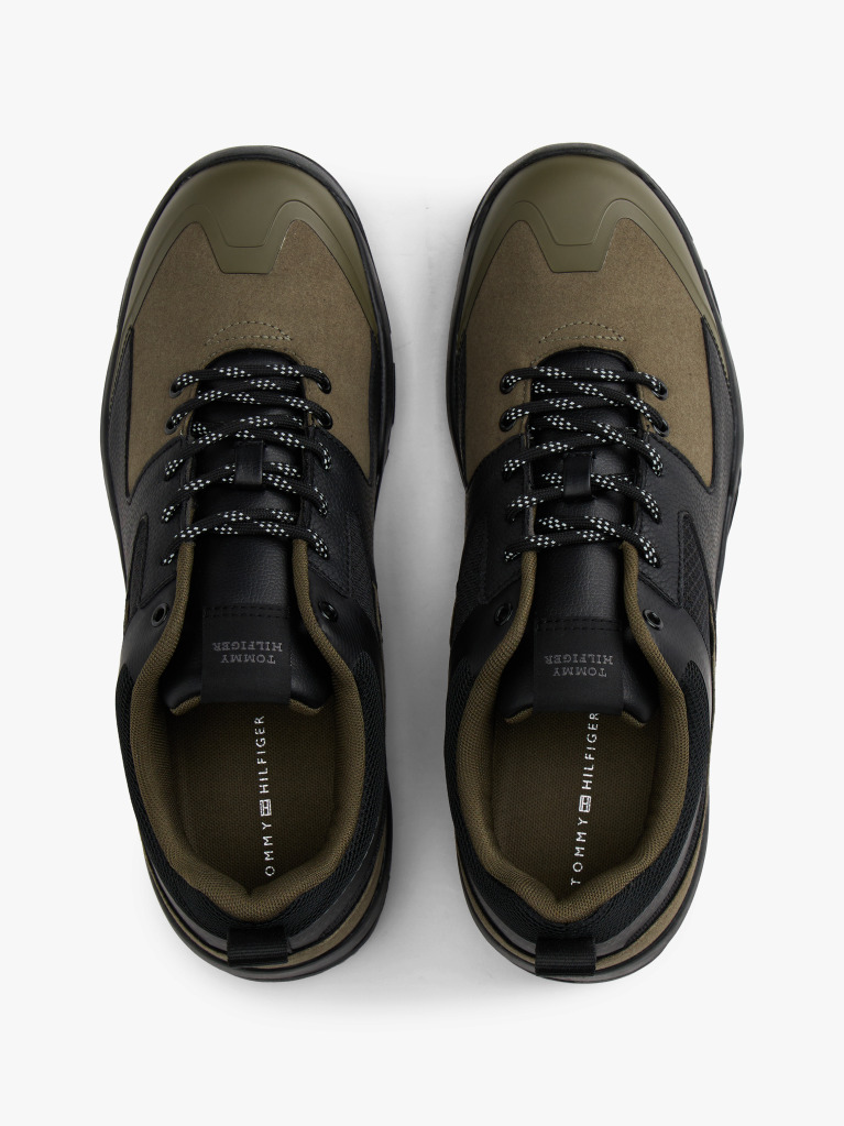 Green Chunky Vibram Cleat Trainers  Men