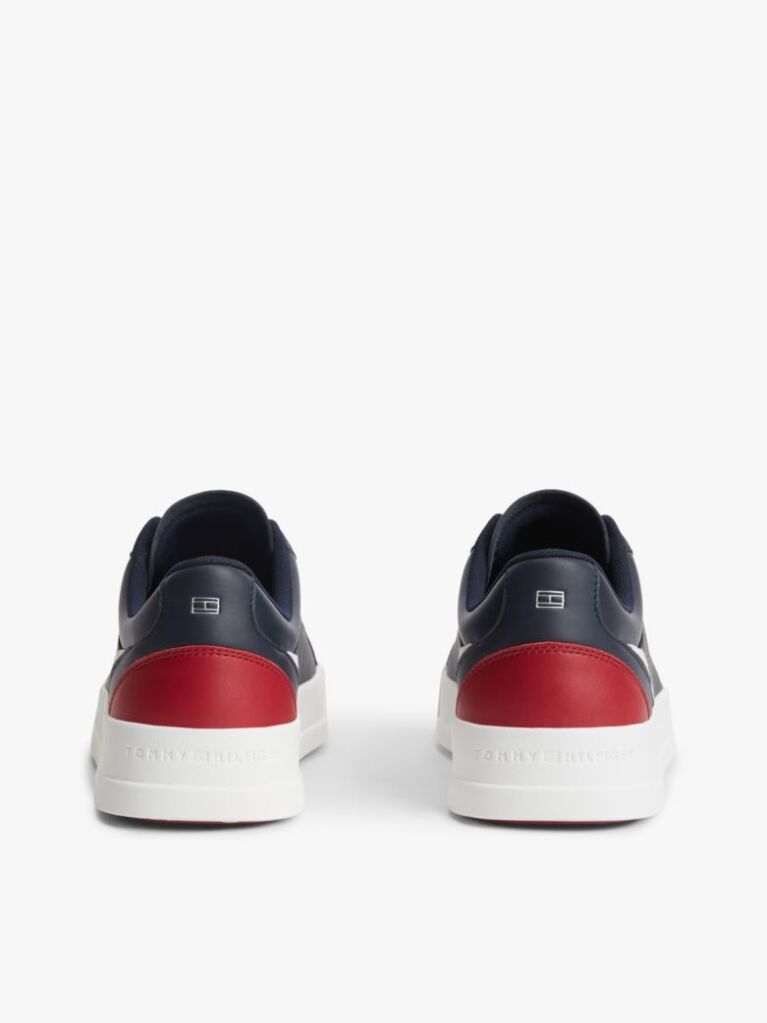 Blue Adidasi Signature Din Piele Cu Blocuri De Culoare  Barbati