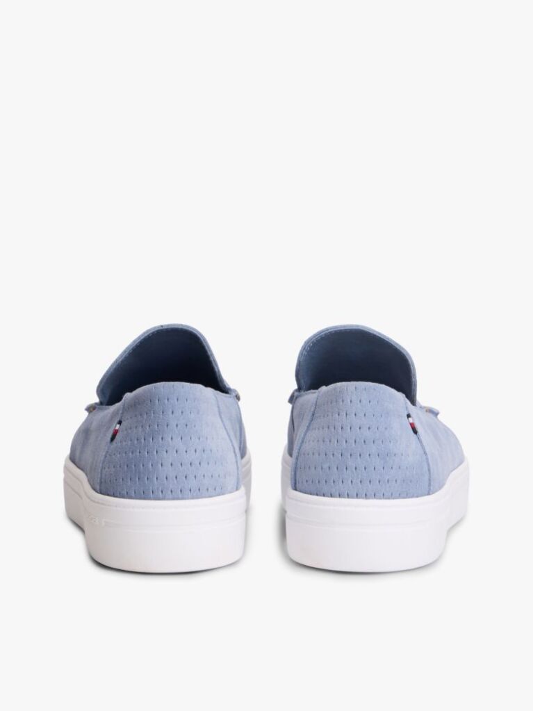 Blue Loafers Din Suede Usori  Barbati