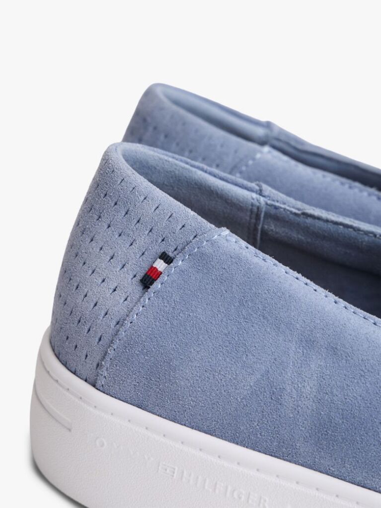 Blue Loafers Din Suede Usori  Barbati