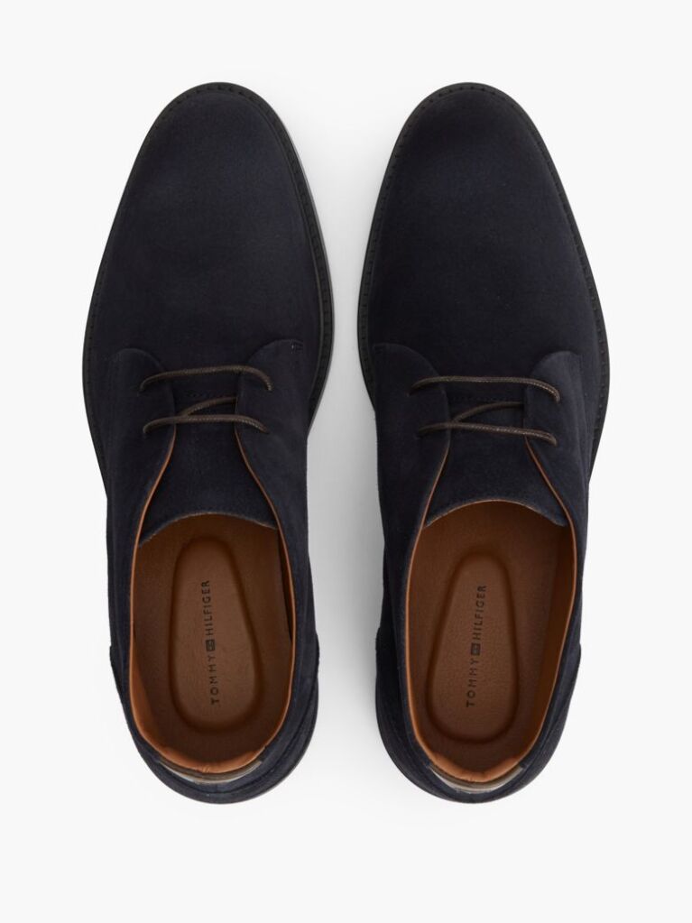 Blue Ghete Din Suede Cu Sireturi  Barbati