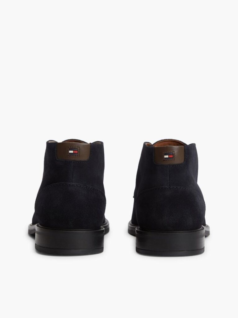 Blue Ghete Din Suede Cu Sireturi  Barbati