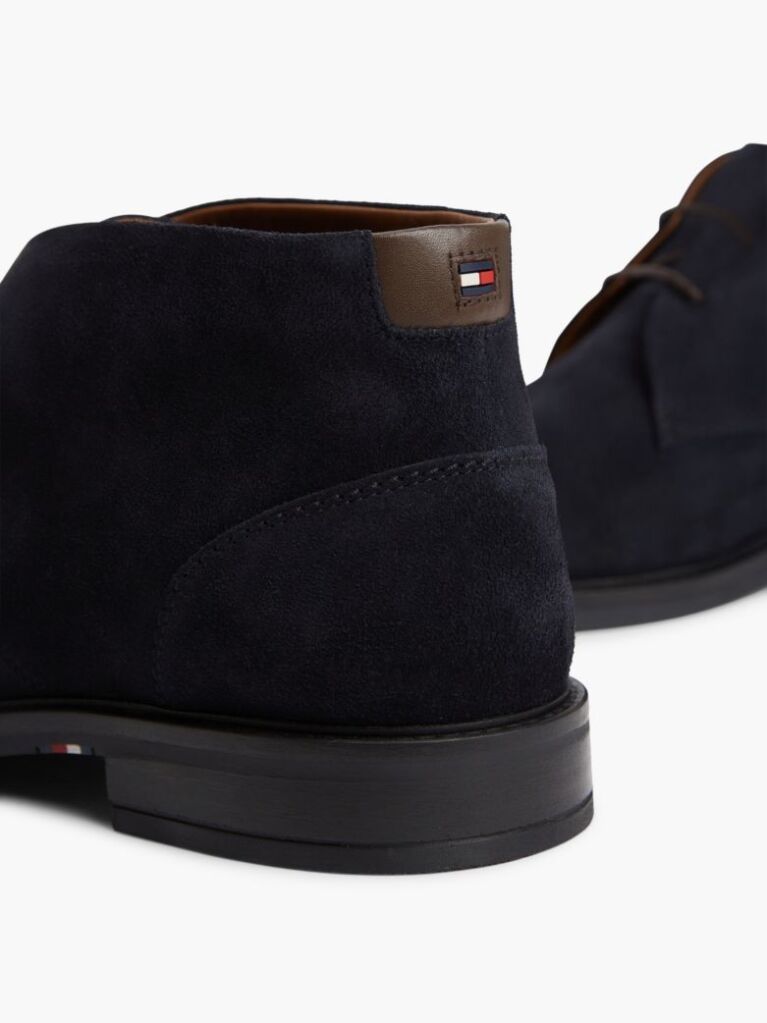 Blue Ghete Din Suede Cu Sireturi  Barbati