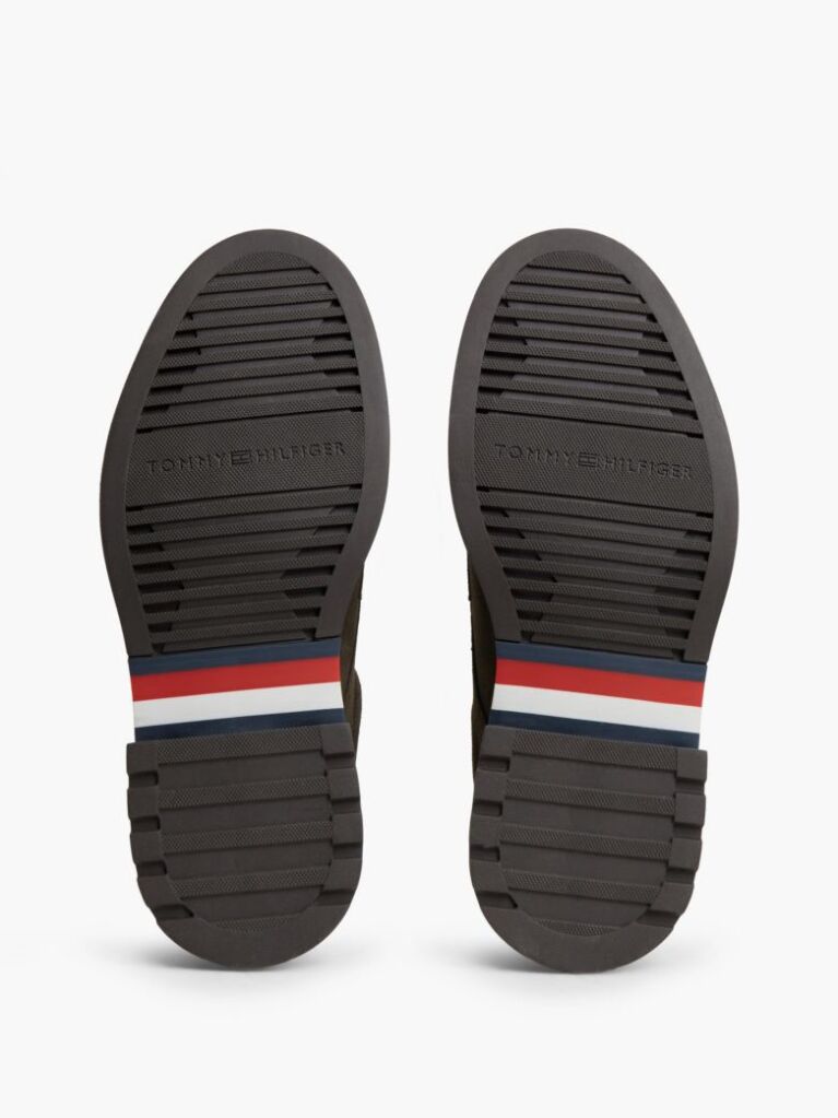 Verde Loaferi Derby Din Suede Cu Sireturi  Barbati