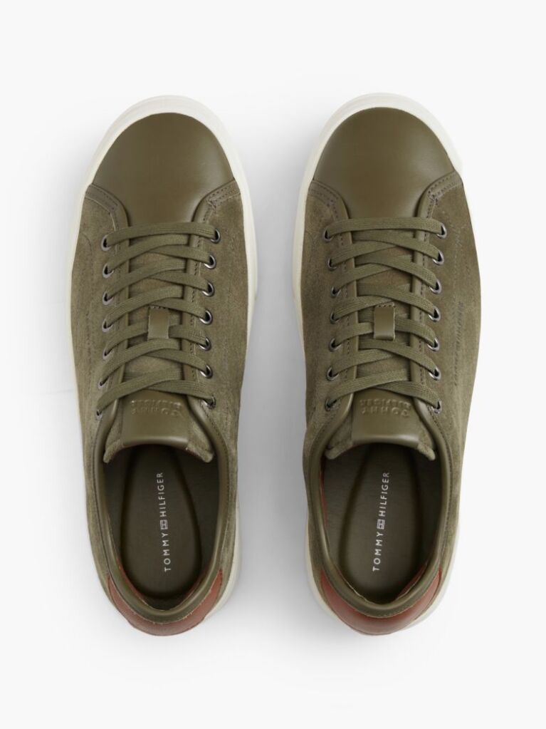 Verde Adidasi New York Label Din Suede Cu Contrast La Talpa  Barbati