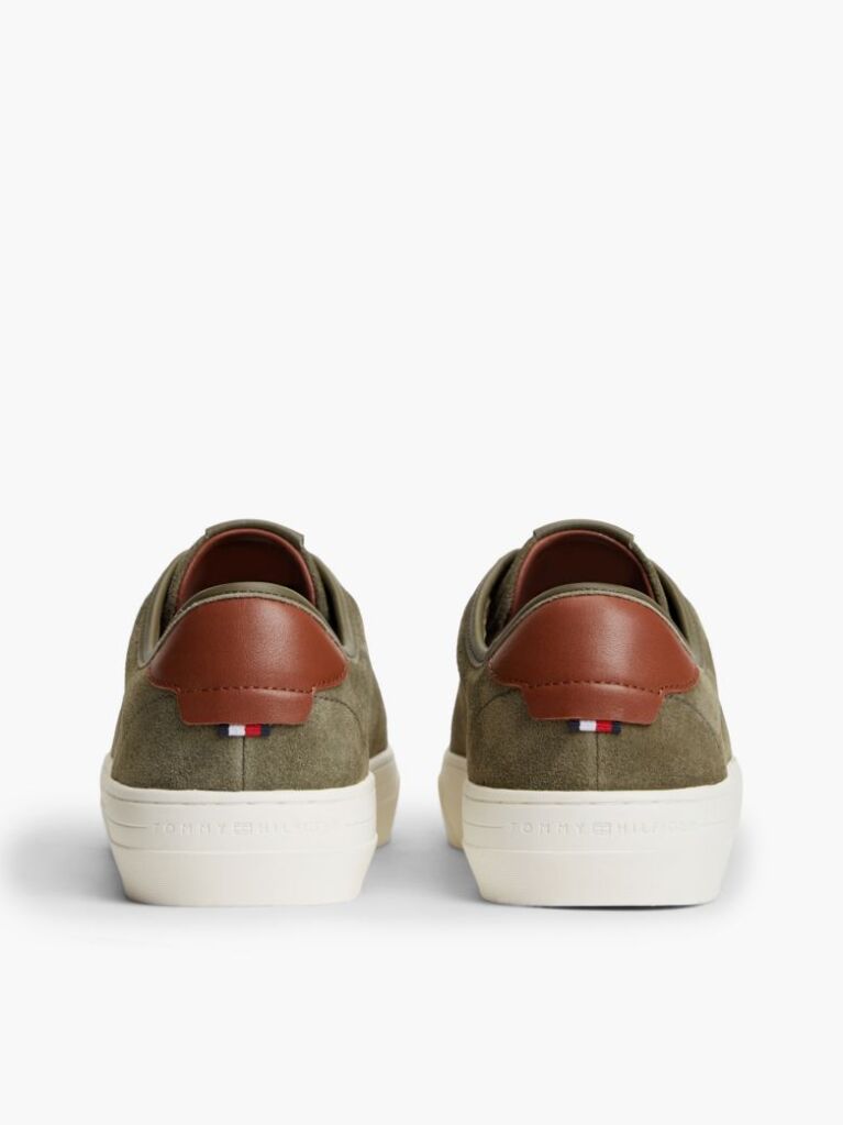 Verde Adidasi New York Label Din Suede Cu Contrast La Talpa  Barbati