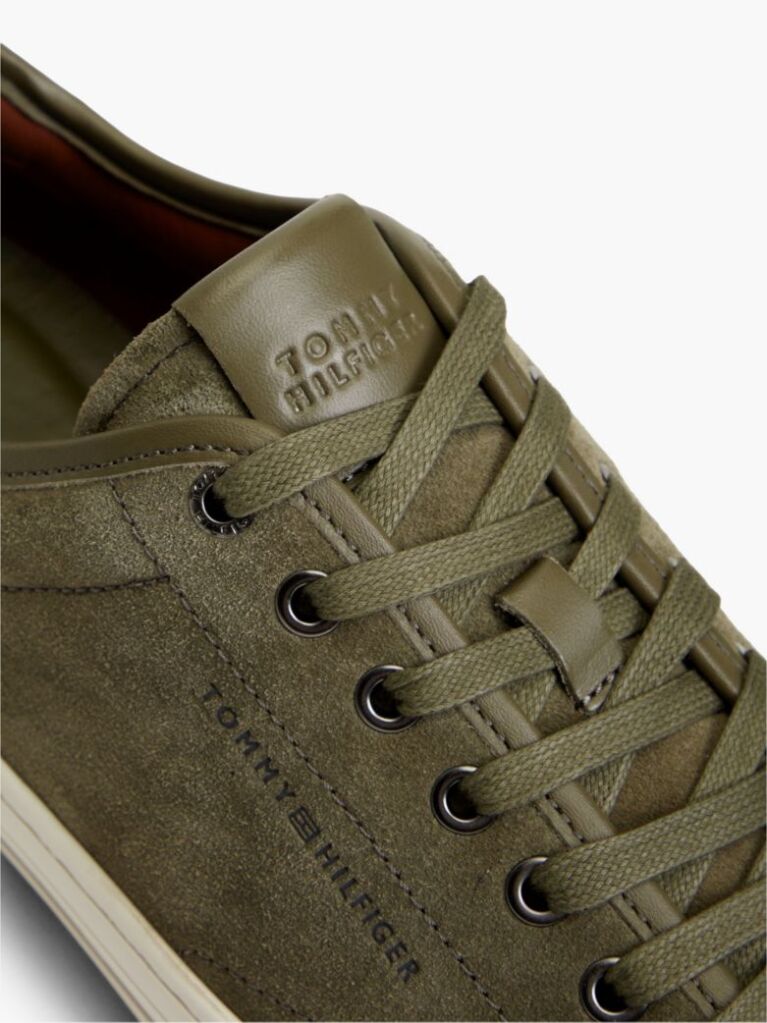 Verde Adidasi New York Label Din Suede Cu Contrast La Talpa  Barbati