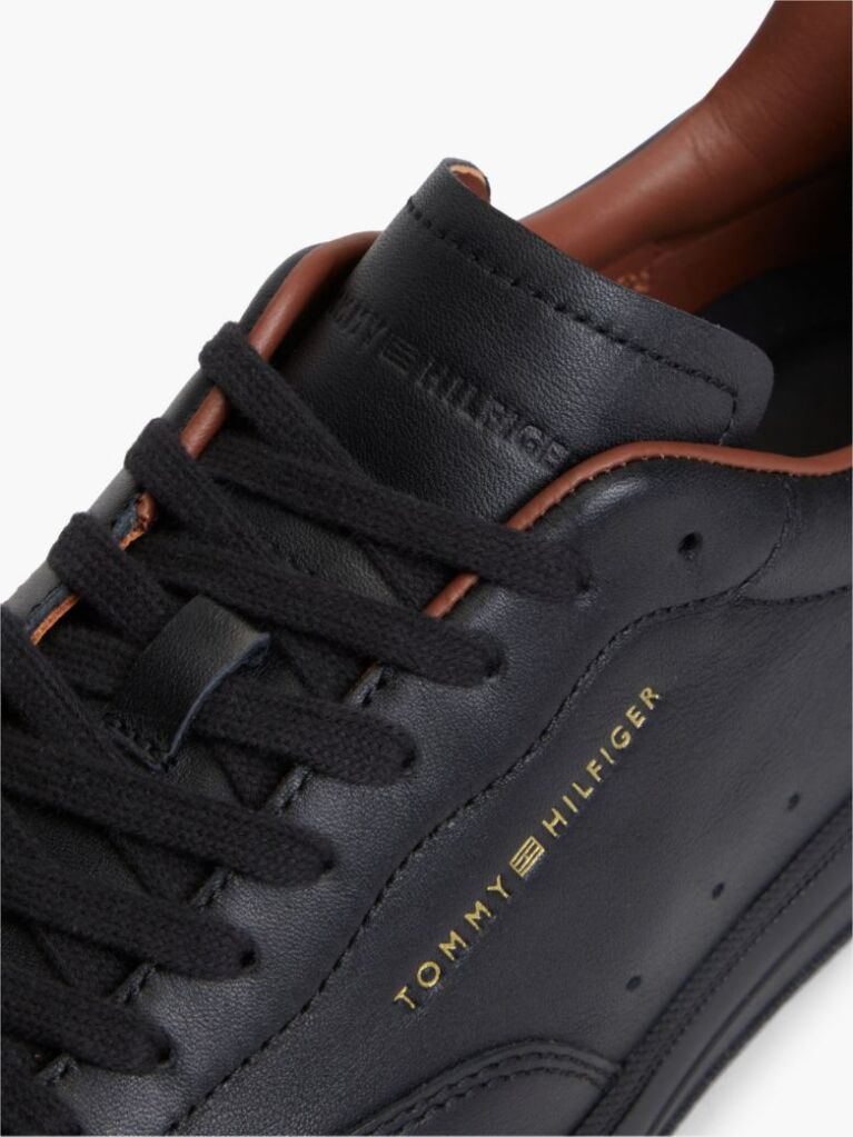 Negru Adidasi New York Label Luxe Din Piele  Barbati