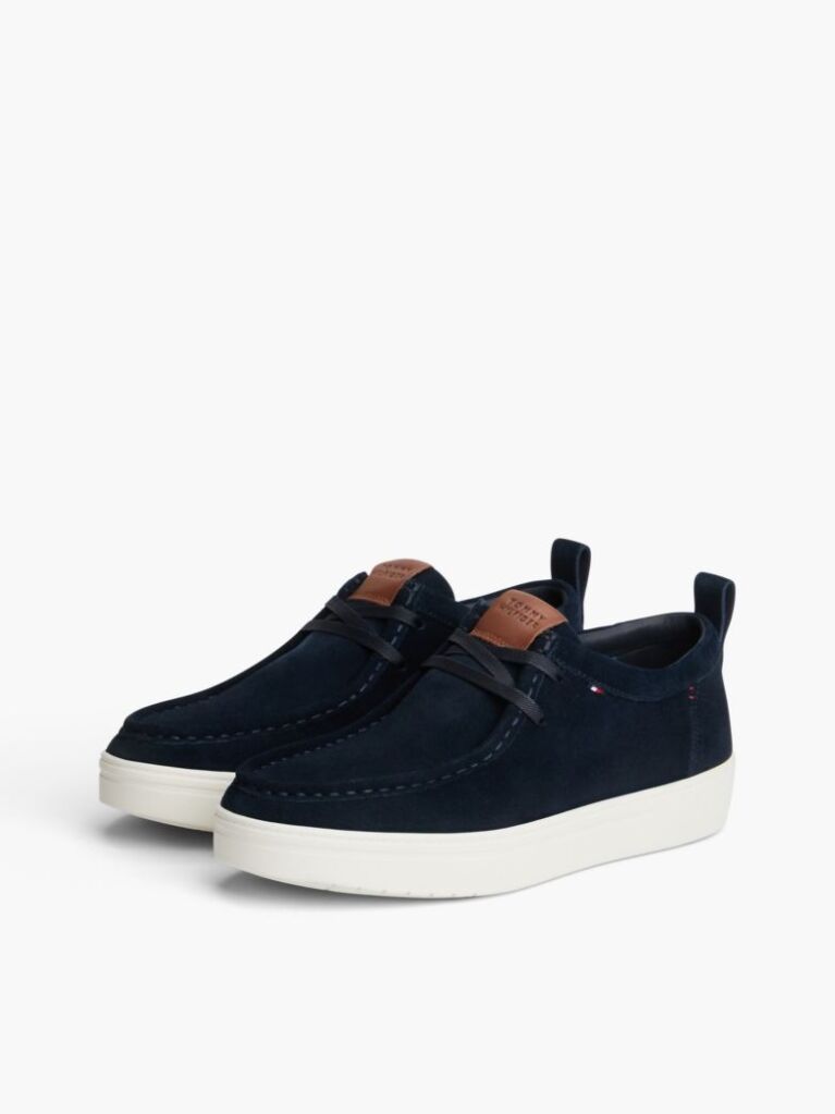 Multi Pantofi Usori Din Piele Suede Cu Varf Rotund  Barbati