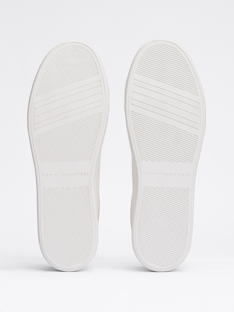 Bej Pantofi Sport Essential Din Piele Metalizata  Femei