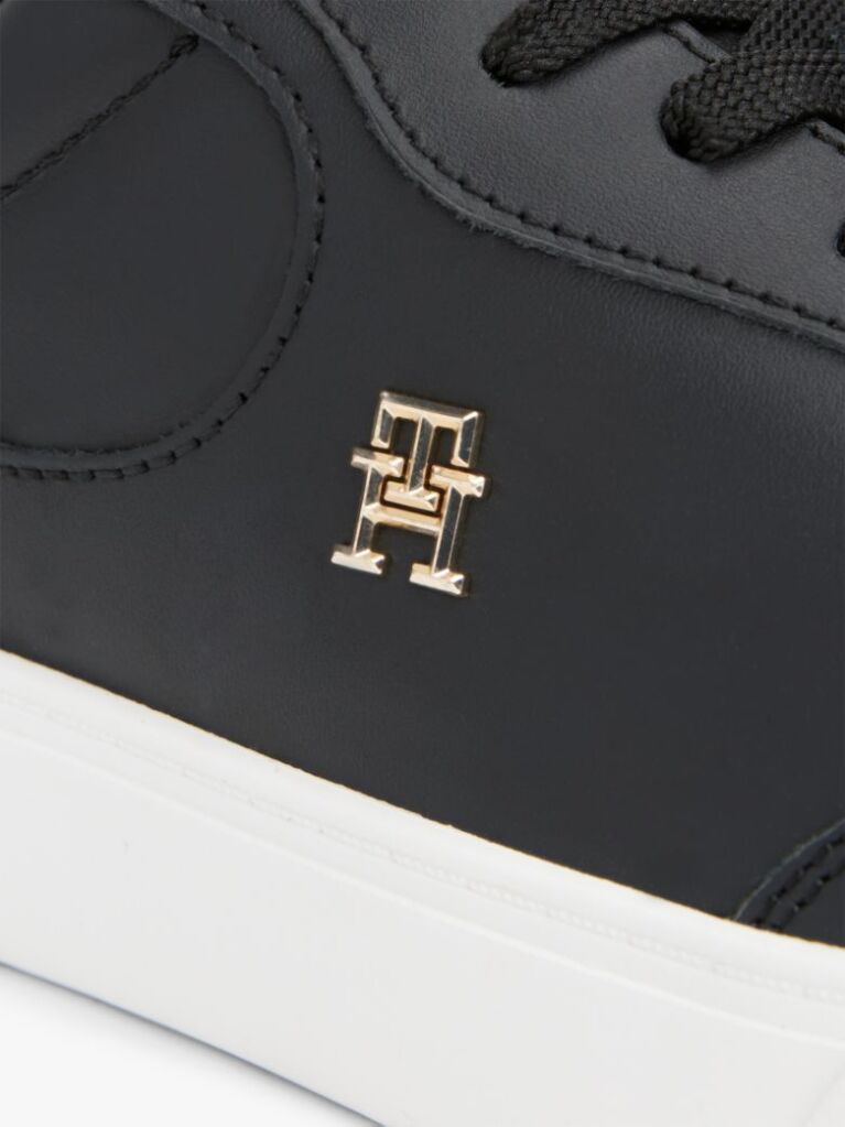 Negru Pantofi Sport Din Piele TH Monogram  Femei