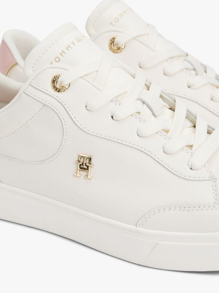 Alb Pantofi Sport Din Piele TH Monogram  Femei