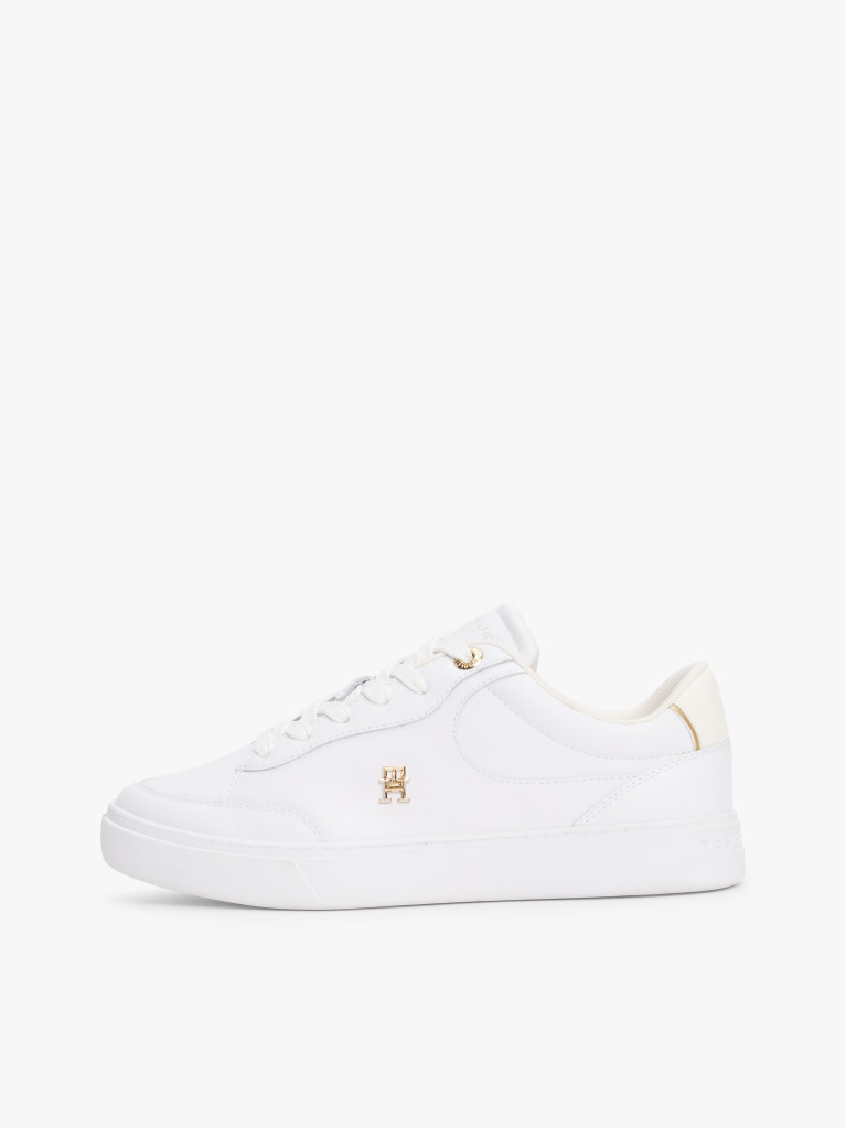 Alb Pantofi Sport Din Piele TH Monogram  Femei