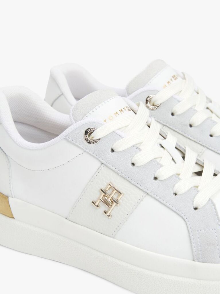 Alb Pantofi Sport De Teren Din Piele  Femei