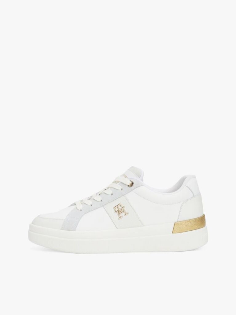 Alb Pantofi Sport De Teren Din Piele  Femei