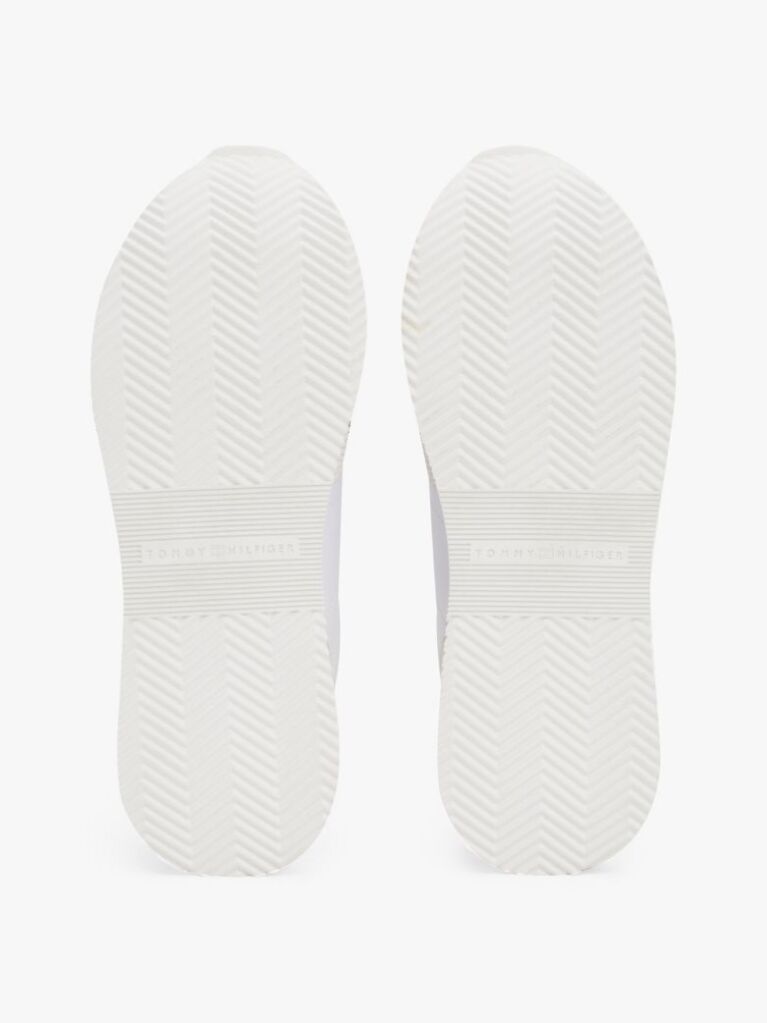 Bej Pantofi Sport Din Piele Cu Panouri Texturate Si Detalii Metalice  Femei