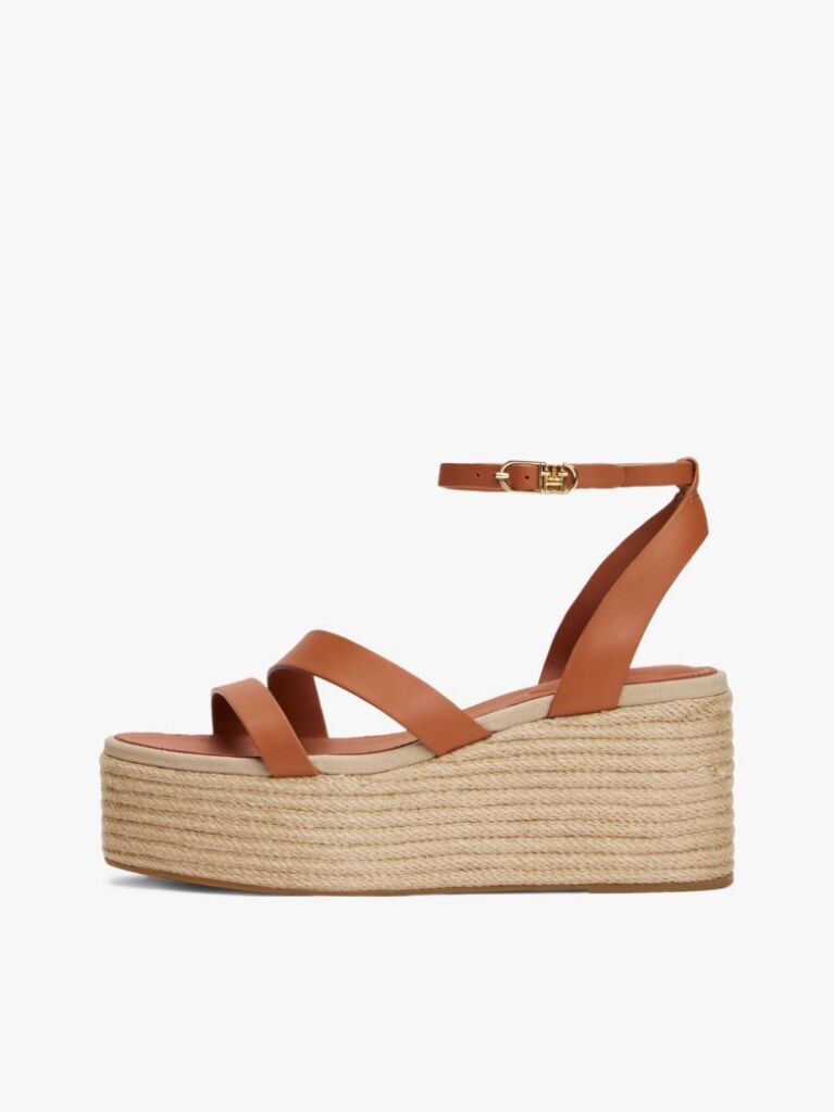 Maro Espadrile Cu Platforma Din Piele  Femei