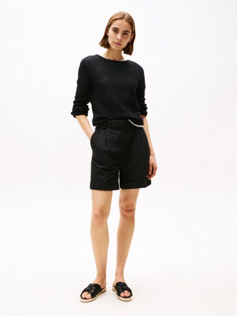 Negru Espadrile Din Satin  Femei