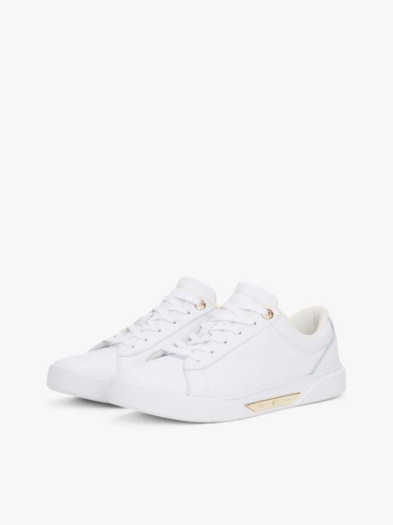 Alb Pantofi Sport De Teren Din Piele  Femei
