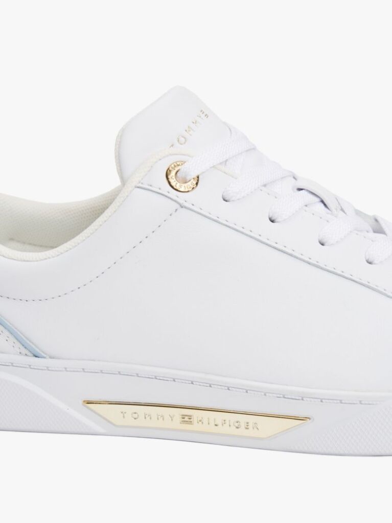 Alb Pantofi Sport De Teren Din Piele  Femei
