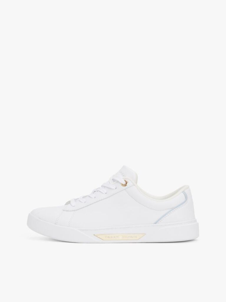 Alb Pantofi Sport De Teren Din Piele  Femei
