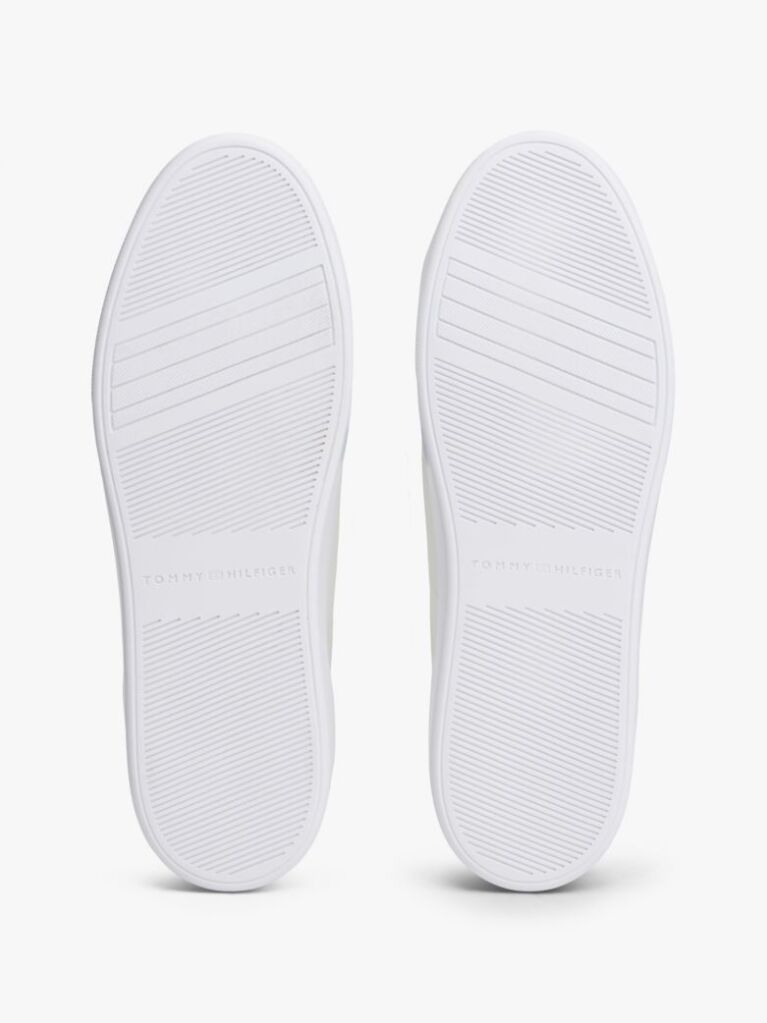 Alb Pantofi Sport Din Piele Cu Platforma  Femei