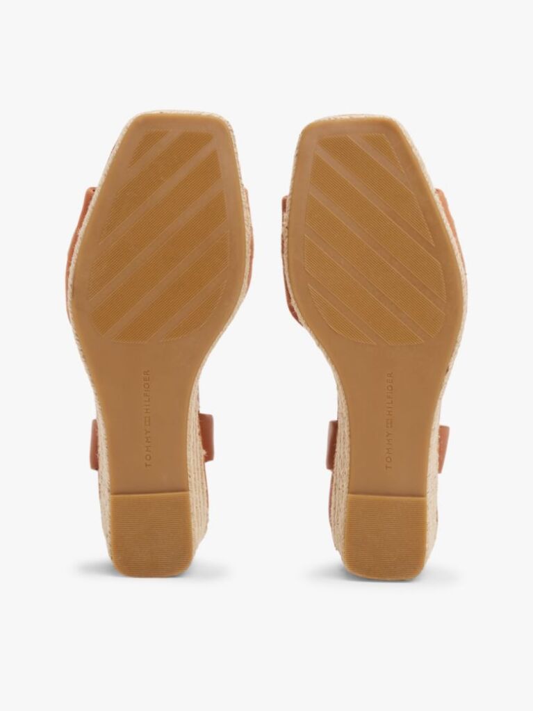 Maro Sandale Wedge Din Piele Cu Monograma Th  Femei