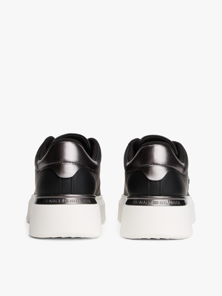 Negru Sneakers Chic Cu Platforma  Femei