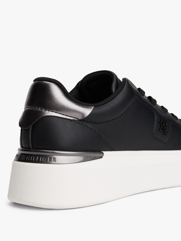 Negru Sneakers Chic Cu Platforma  Femei