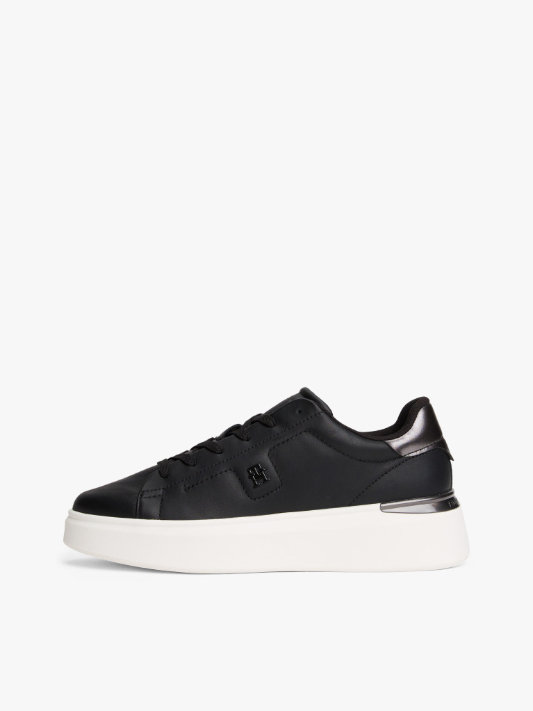 Negru Sneakers Chic Cu Platforma  Femei