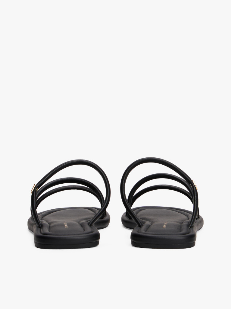 Negru Mules Din Piele  Femei