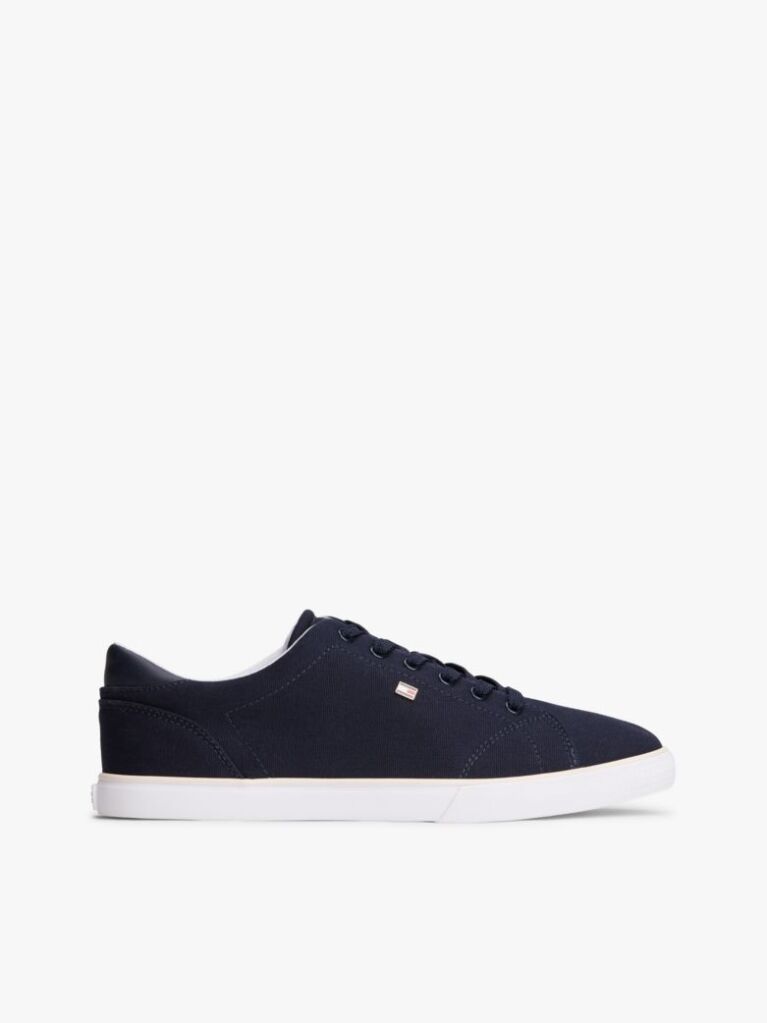Blue Adidasi Din Panza Cu Sireturi Low Profile  Femei