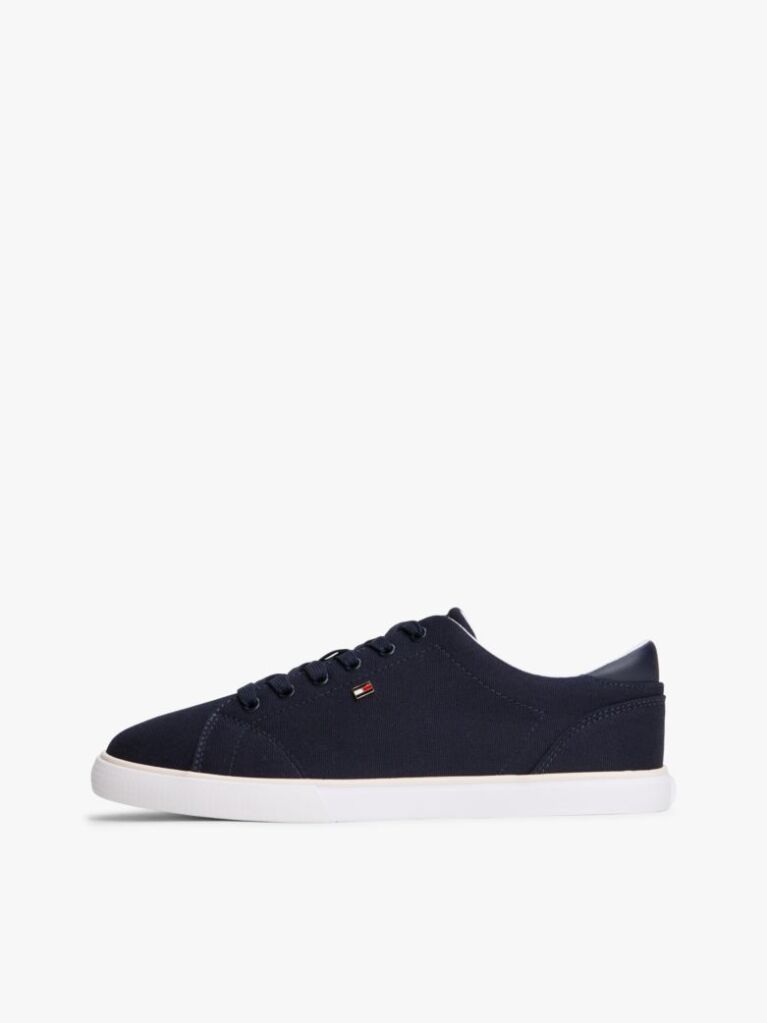 Blue Adidasi Din Panza Cu Sireturi Low Profile  Femei