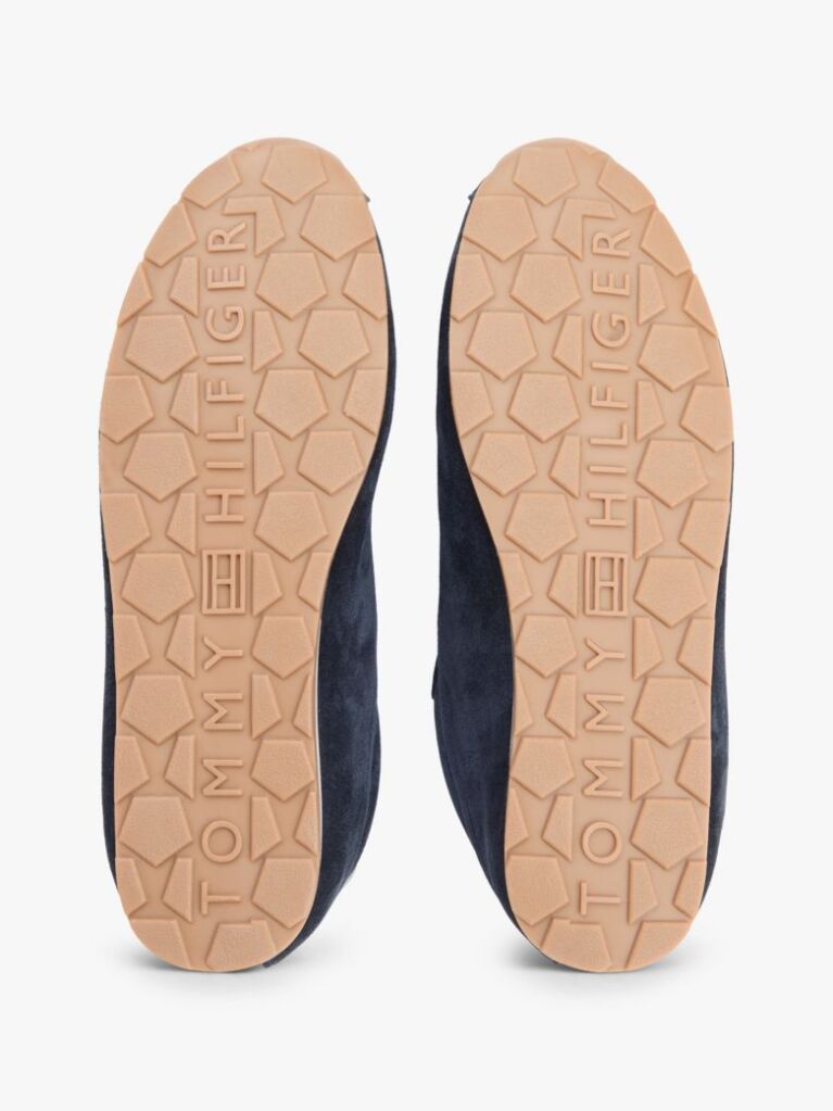 Blue Suede TH Monogram Low Profile Trainers  Women