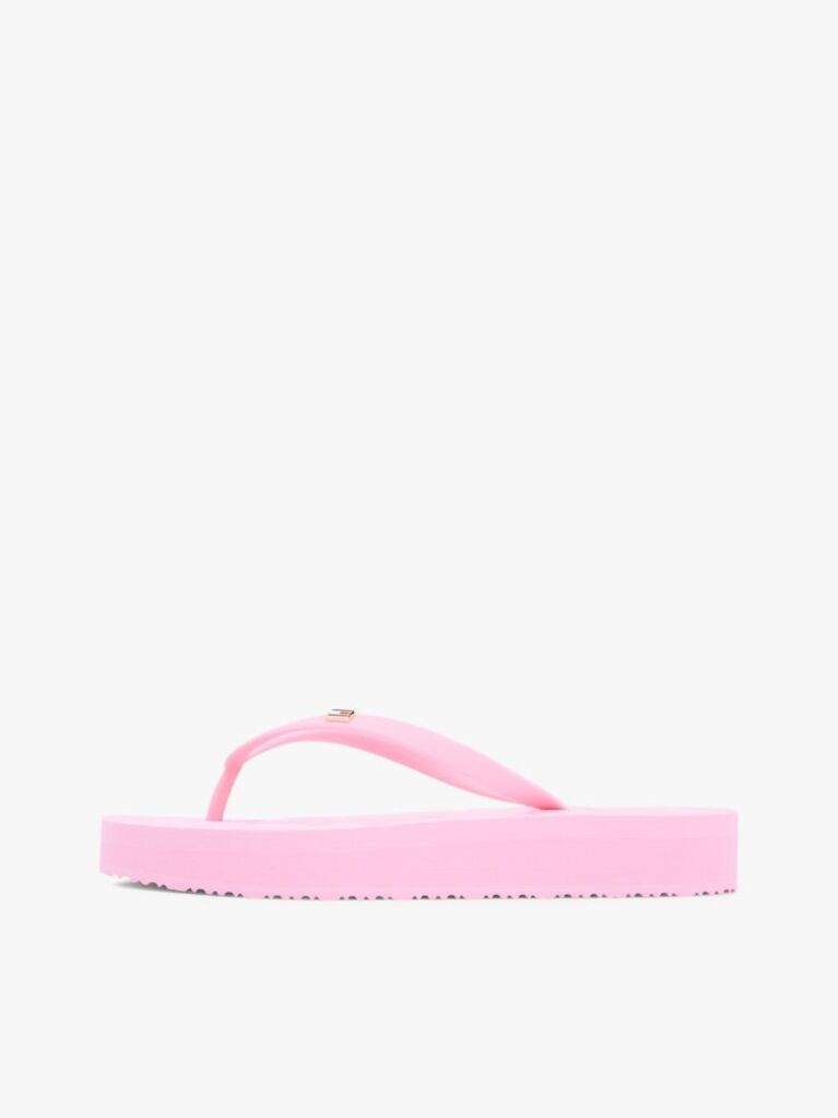 Pink Repeat Logo Platform Flip-Flops  Women