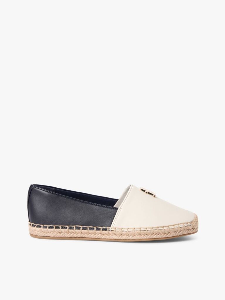 Multi Espadrile Din Piele Cu Monograma TH  Femei