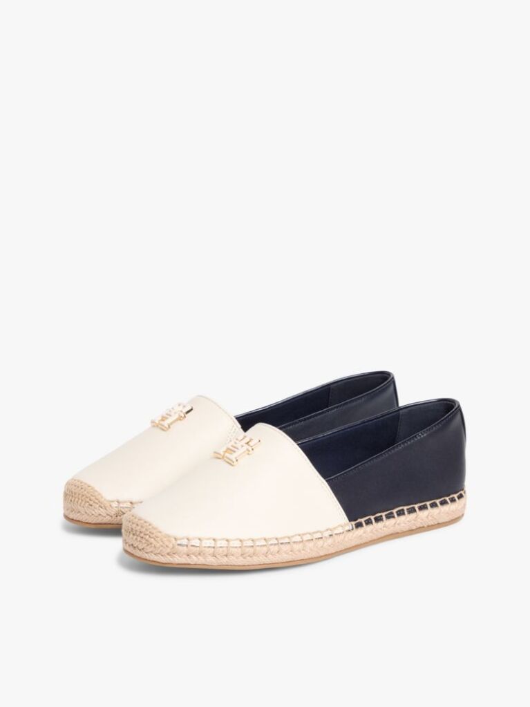 Multi Espadrile Din Piele Cu Monograma TH  Femei