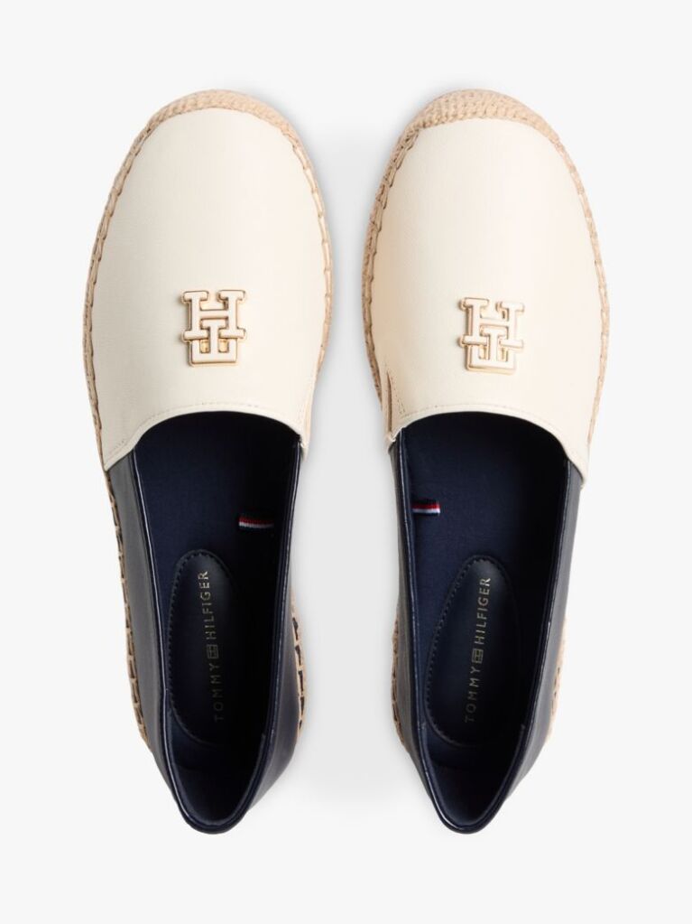 Multi Espadrile Din Piele Cu Monograma TH  Femei