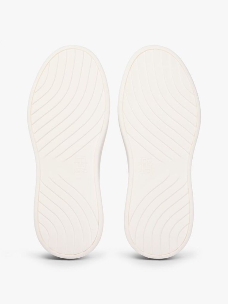Multi Sneakers Cu Platforma Din Piele Si Toc Metalic  Femei
