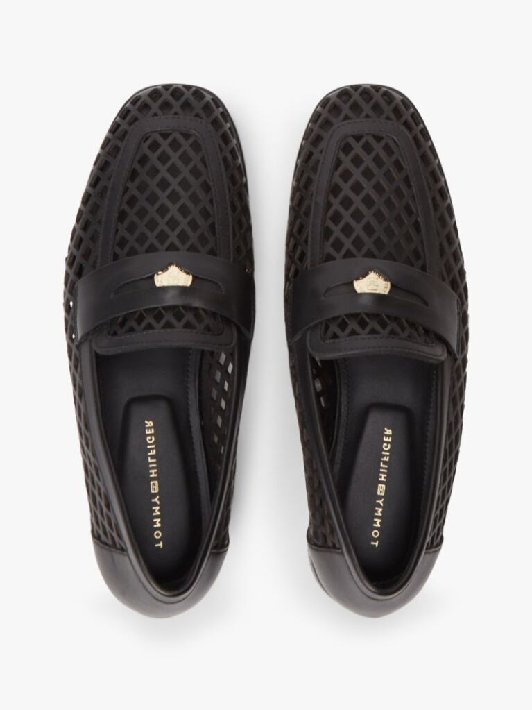 Negru Mocasini Din Piele Cutout  Femei