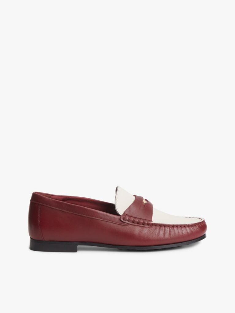 Multi TH Monogram Leather Penny Loafers  Women