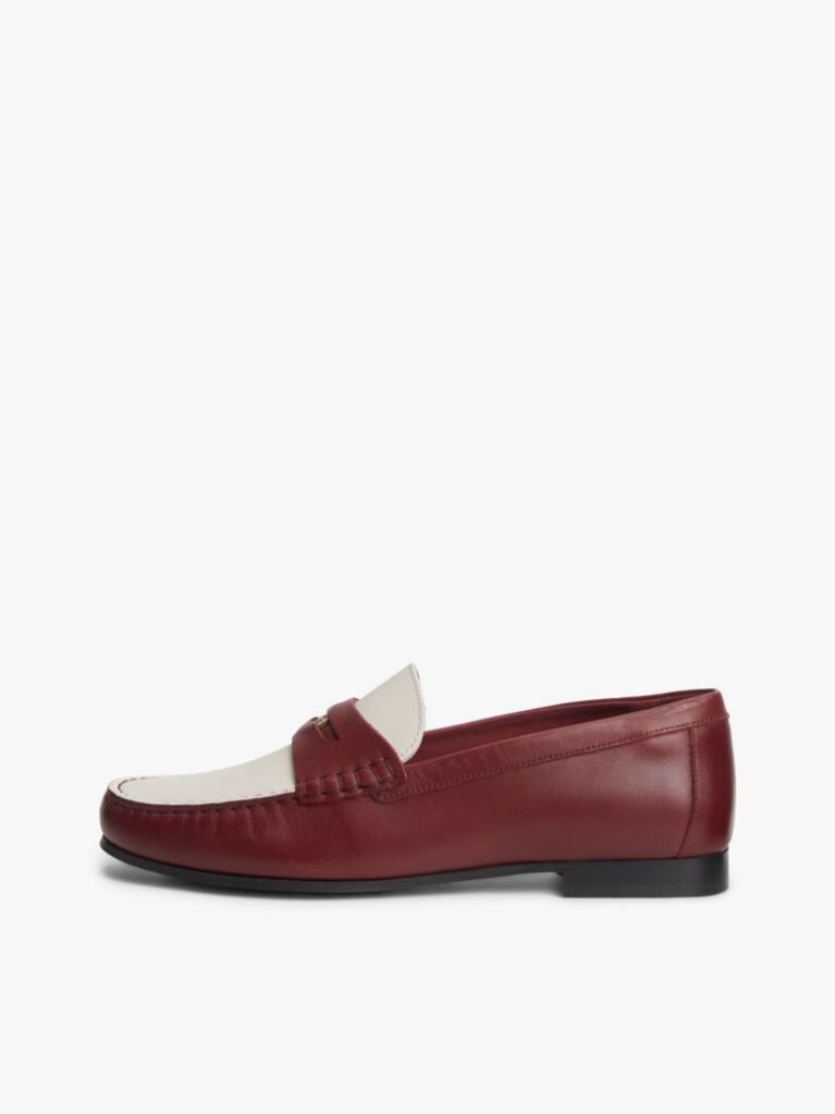 Multi TH Monogram Leather Penny Loafers  Women