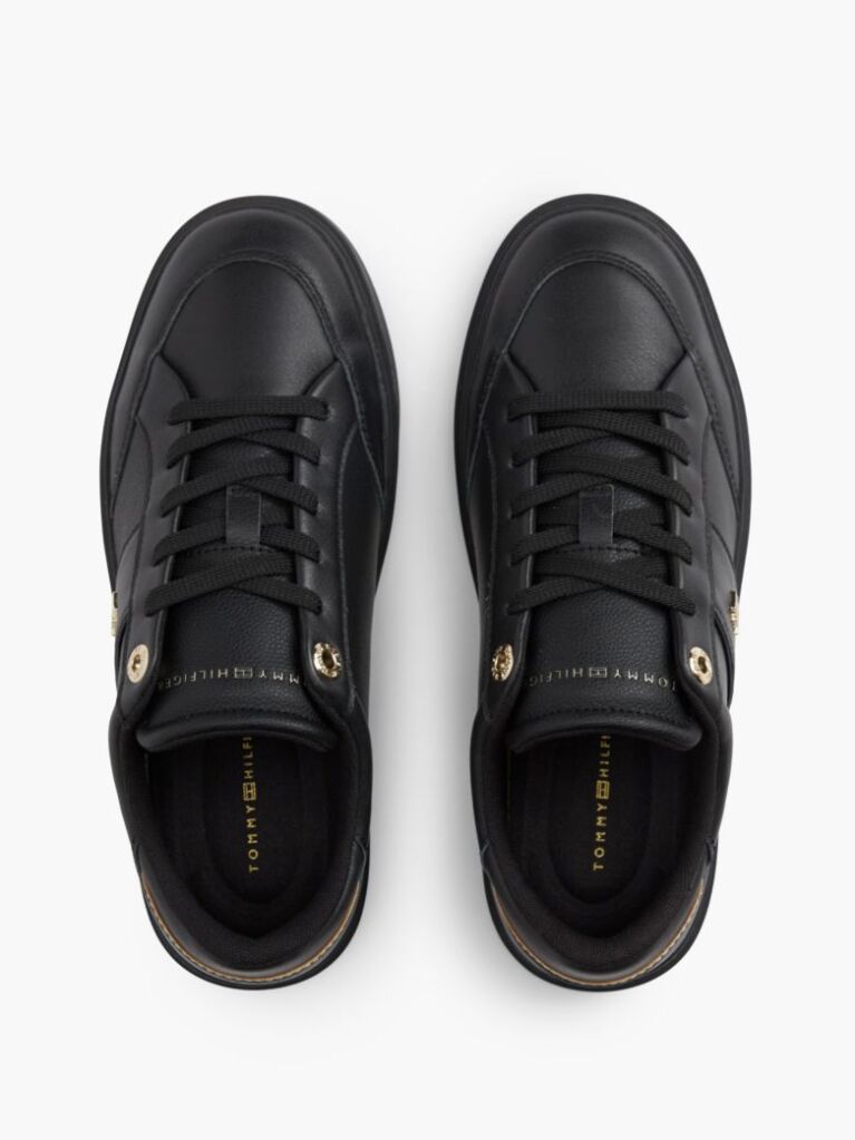 Negru Adidasi Din Piele Cu Talpa Pebble Grain  Femei