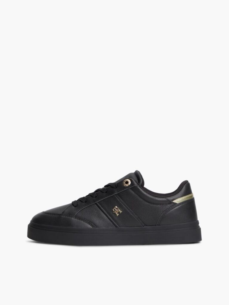 Negru Adidasi Din Piele Cu Talpa Pebble Grain  Femei