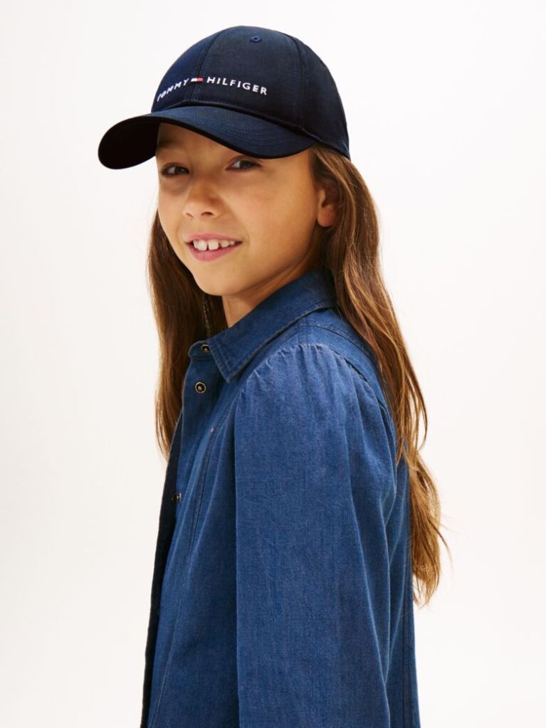 Blue Sapca De Baseball Din Twill Cu Logo Brodat Pentru Copii  Copii unisex