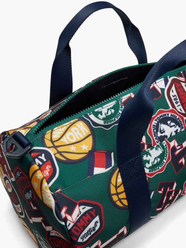Multi Geanta Duffel Cu Logo Varsity  Copii unisex