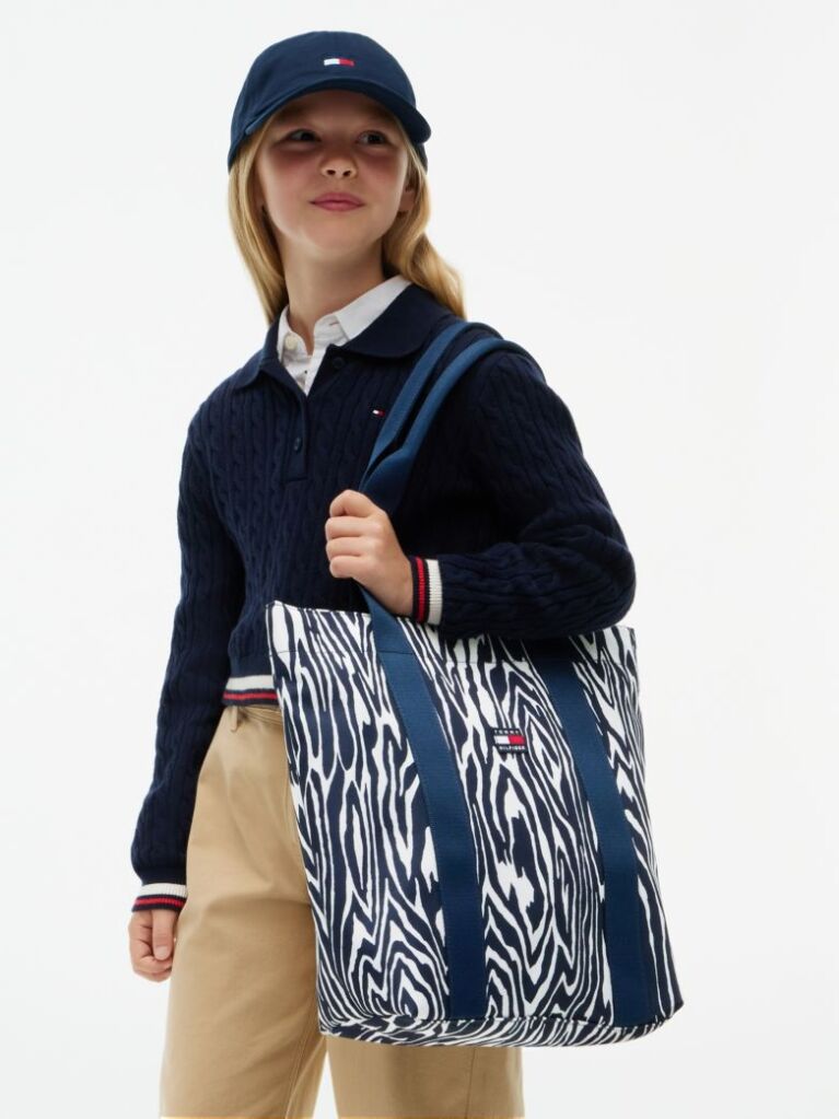 Multi Kids' Logo Textile Tote Bag  Girls