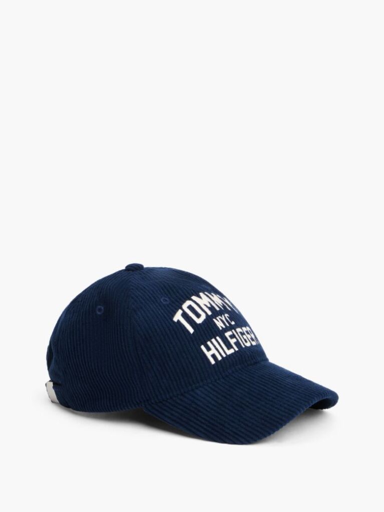 Blue Kids' Logo Embroidery Corduroy Baseball Cap  Kids Unisex