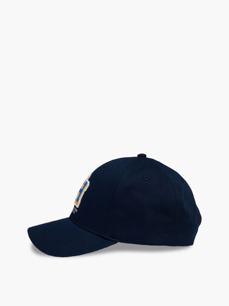 Blue Varsity Logo Six-Panel Baseball Cap  Kids Unisex
